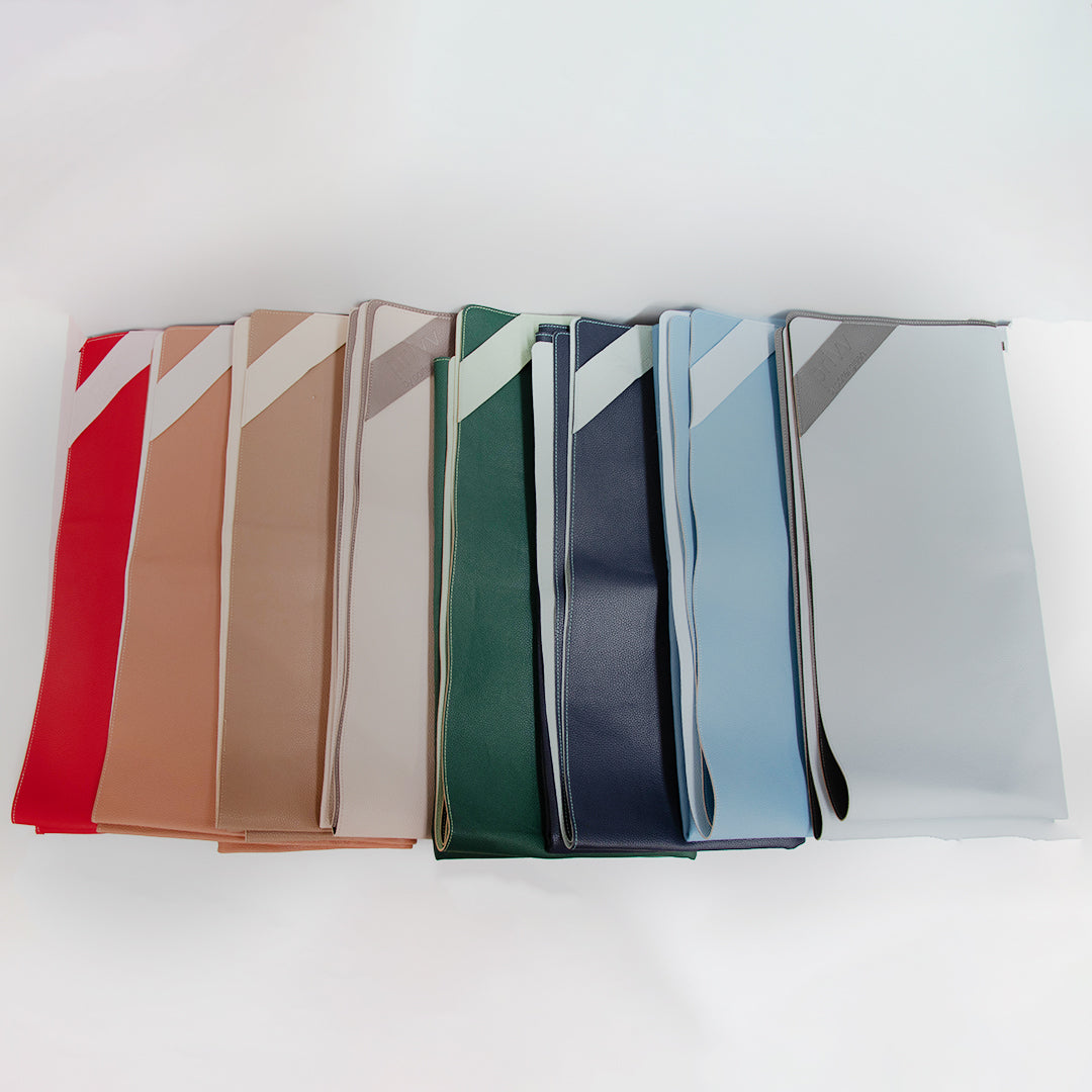 privv | vegan leather picnic rug - porter green | style + sustainability