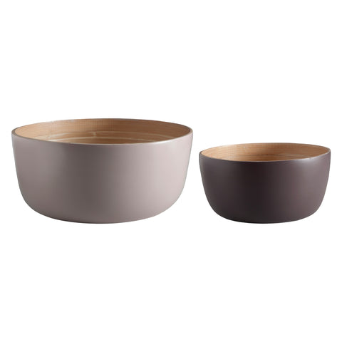 latte + donkey | bebb | biodegradable bamboo bowls | porter green, bamboo bowls, serving bowls. wooden serving bowls, serving bowl set, salad serving bowl
