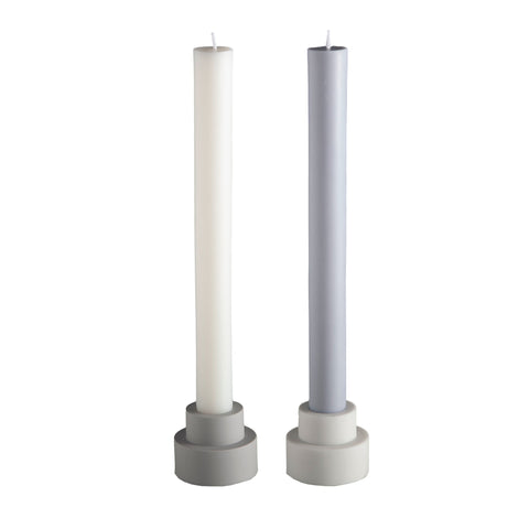 blanc + dove | escc dinner candle | soy - blend unscented candles - porter green | style + sustainability