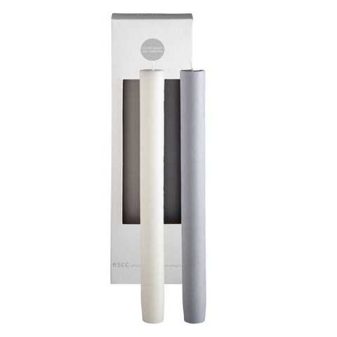 blanc + dove | escc dinner candle | soy - blend unscented candles - porter green | style + sustainability