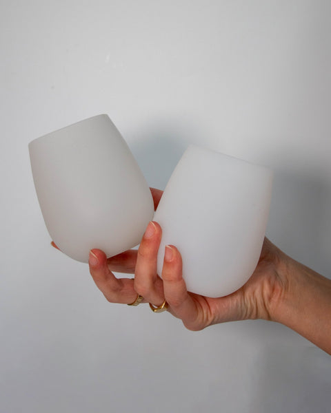 blanc + dove | fegg | silicone unbreakable glasses - porter green | style + sustainability