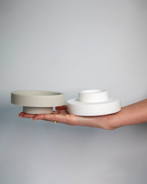 Blanc + Dove | Flipp Lrg | Silicone Unbreakable Candle Holder Set - porter green | style + sustainability