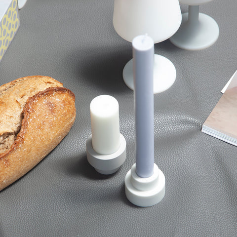 Blanc + Dove | Flipp Sml | Silicone Unbreakable Candle Holder Set - porter green | style + sustainability