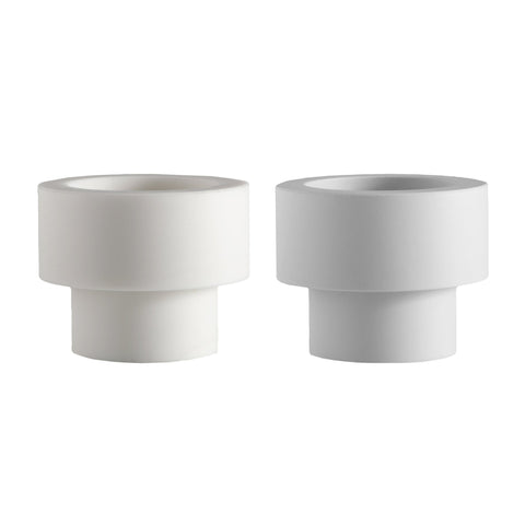 Blanc + Dove | Flipp Sml | Silicone Unbreakable Candle Holder Set - porter green | style + sustainability