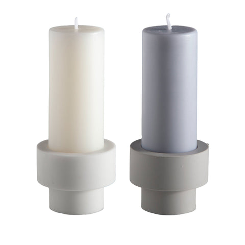 Blanc + Dove | Flipp Sml | Silicone Unbreakable Candle Holder Set - porter green | style + sustainability