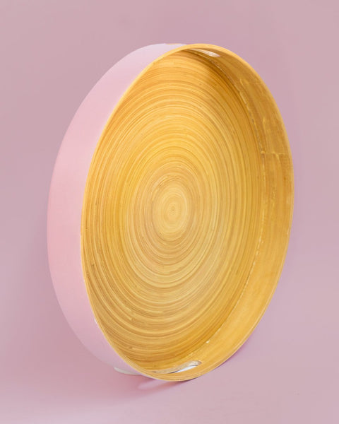 blush | sebss | biodegradable bamboo tray - porter green | style + sustainability