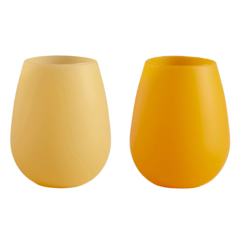 buttermilk + sunflower | fegg | silicone unbreakable glasses - porter green | style + sustainability