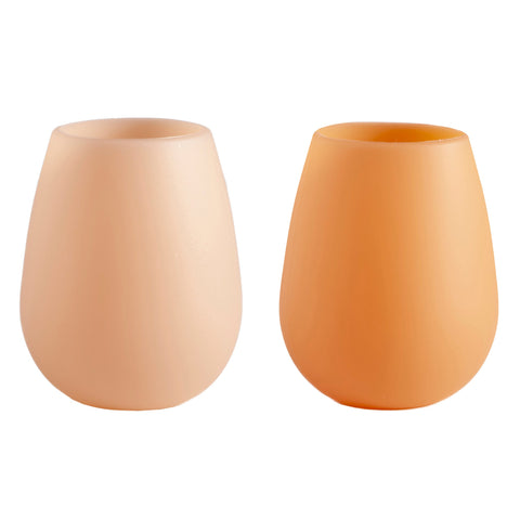 cantaloupe + tangelo | fegg | silicone unbreakable glasses - porter green | style + sustainability