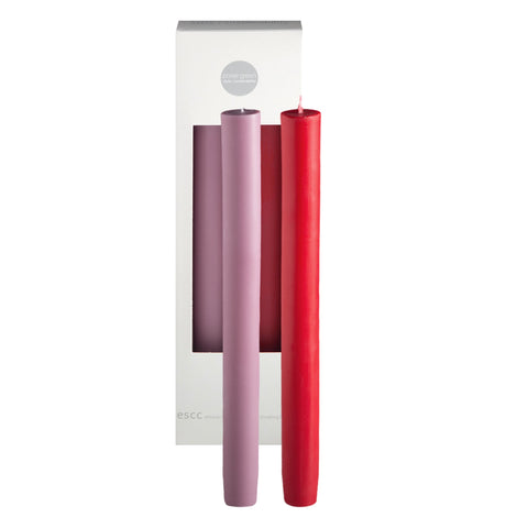 Cherry + Blush | escc dinner candle | soy - blend unscented candles - porter green | style + sustainability
