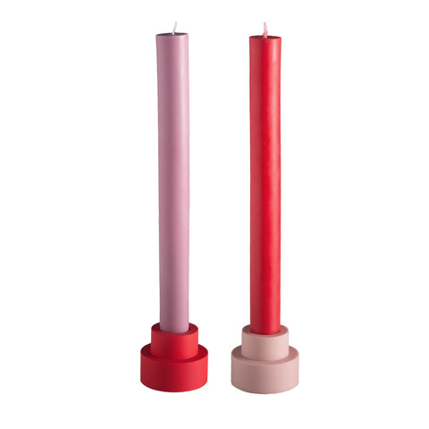 Cherry + Blush | escc dinner candle | soy - blend unscented candles - porter green | style + sustainability