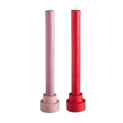 Cherry + Blush | escc dinner candle | soy - blend unscented candles - porter green | style + sustainability