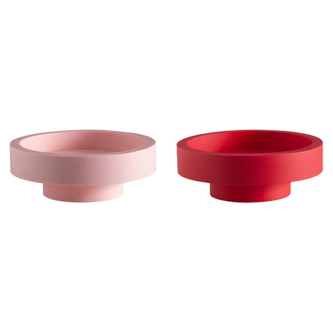 Cherry + Blush | Flipp Lrg | Silicone Unbreakable Candle Holder Set - porter green | style + sustainability