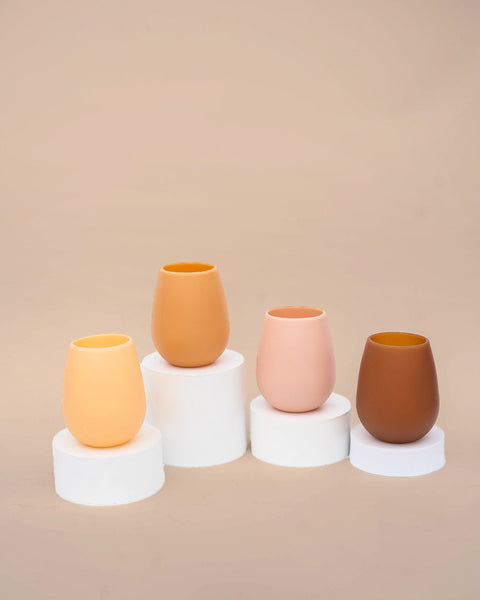 cinnamon | fegg | silicone unbreakable glasses - porter green | style + sustainability