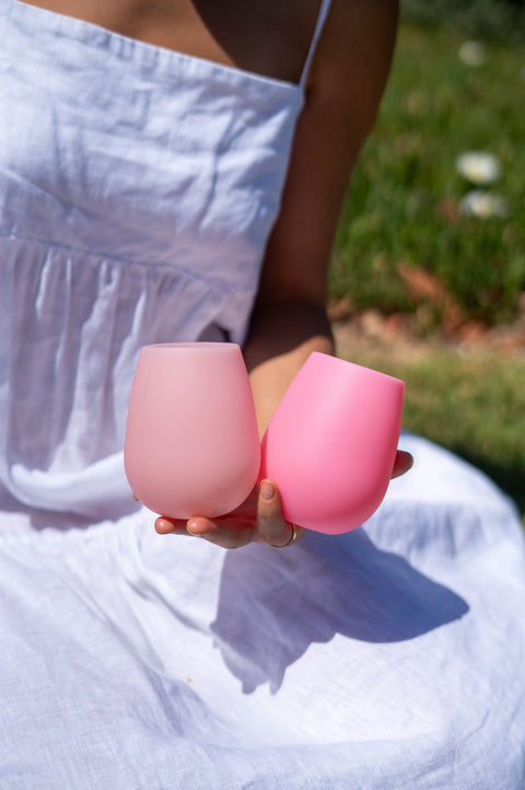 flamingo + lotus | fegg | silicone unbreakable glasses - porter green | style + sustainability