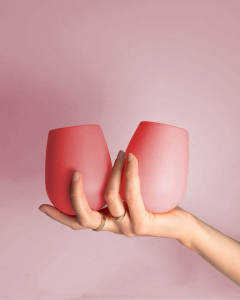 flamingo + lotus | fegg | silicone unbreakable glasses - porter green | style + sustainability