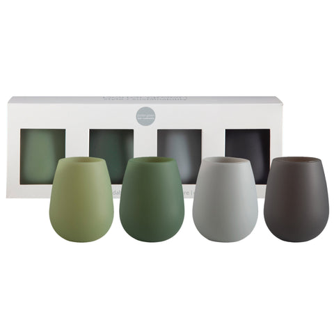 foret | fegg | silicone unbreakable glasses - porter green | style + sustainability