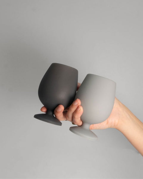 foret | stemm | silicone unbreakable wine glasses - porter green | style + sustainability