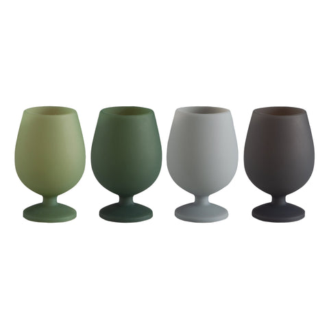 foret | stemm | silicone unbreakable wine glasses - porter green | style + sustainability