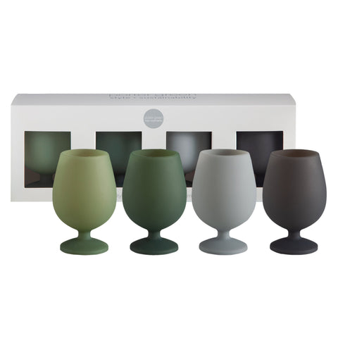 foret | stemm | silicone unbreakable wine glasses - porter green | style + sustainability