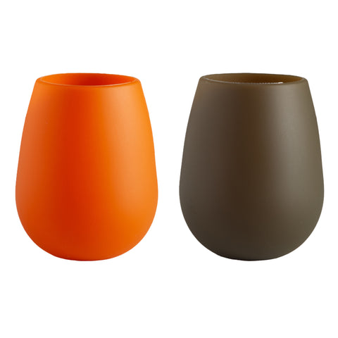 tobacco + tumeric | fegg | silicone unbreakable glasses | porter green, picnic cups, outdoor glasses, unbreakable glasses, tumbler australia, silicone cups