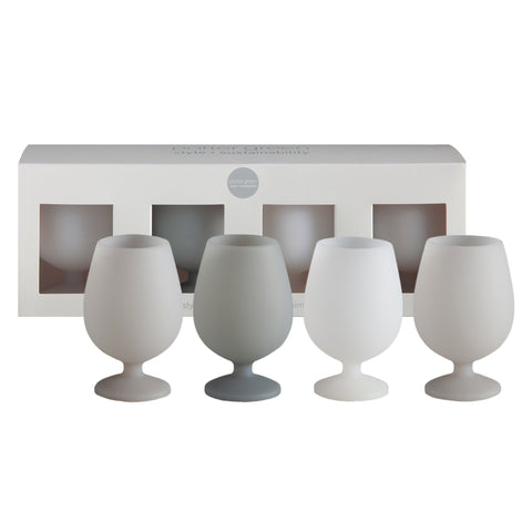 gris | stemm | silicone unbreakable wine glasses - porter green | style + sustainability