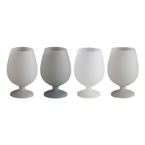 gris | stemm | silicone unbreakable wine glasses - porter green | style + sustainability
