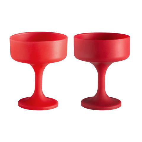 holiday cranberry | mecc | silicone unbreakable cocktail glasses - porter green | style + sustainability