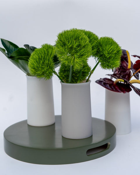 holiday frost | stegg | silicone unbreakable highball glasses - porter green | style + sustainability