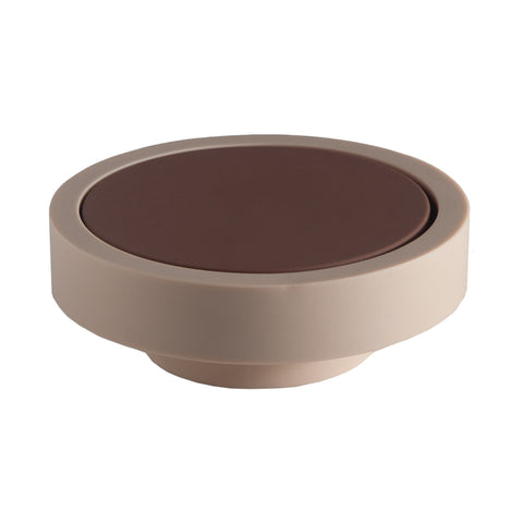 latte + donkey | ciss | unbreakable silicone coasters - porter green | style + sustainability