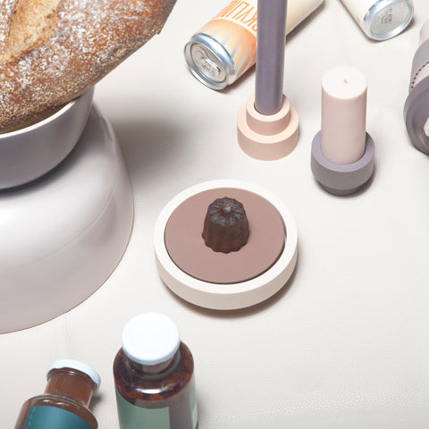 latte + donkey | ciss | unbreakable silicone coasters - porter green | style + sustainability