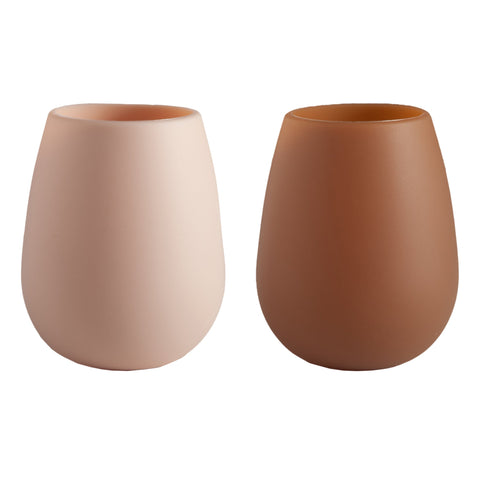 latte + donkey | fegg | silicone unbreakable glasses - porter green | style + sustainability