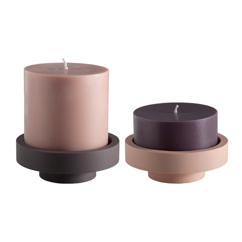 Latte + Donkey | Flipp Lrg | Silicone Unbreakable Candle Holder Set - porter green | style + sustainability