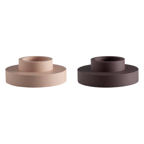 Latte + Donkey | Flipp Lrg | Silicone Unbreakable Candle Holder Set - porter green | style + sustainability