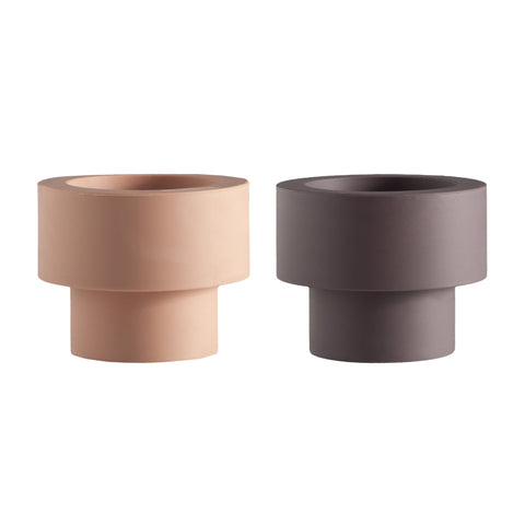 Latte + Donkey | Flipp Sml | Silicone Unbreakable Candle Holder Set - porter green | style + sustainability