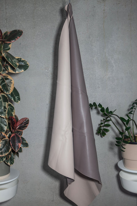 latte + donkey | privv | vegan leather waterproof picnic rug - porter green | style + sustainability