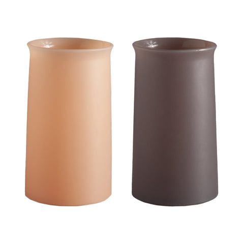 latte + donkey | stegg | silicone unbreakable highball glasses - porter green | style + sustainability