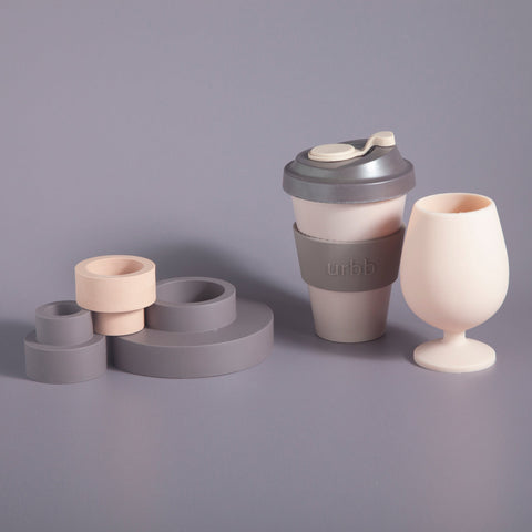 latte + donkey | stemm | silicone unbreakable wine glasses - porter green | style + sustainability