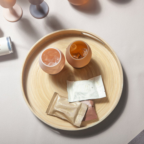 latte + donkey | stemm | silicone unbreakable wine glasses - porter green | style + sustainability
