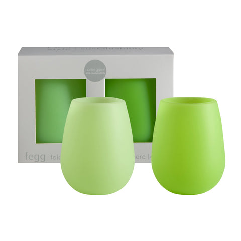 lime | fegg | silicone unbreakable glasses - porter green | style + sustainability
