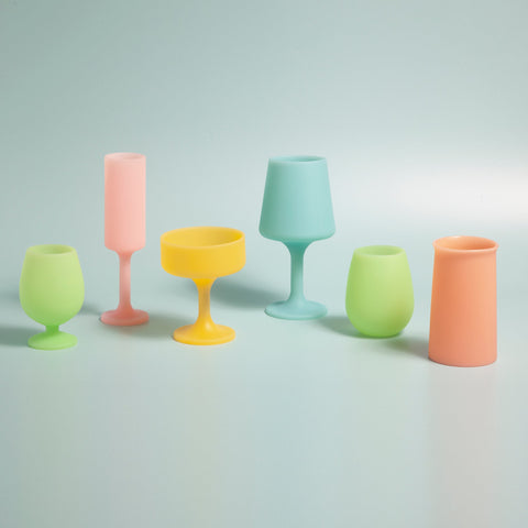 lime | fegg | silicone unbreakable glasses - porter green | style + sustainability