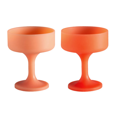 melone | mecc | silicone unbreakable cocktail glasses - porter green | style + sustainability