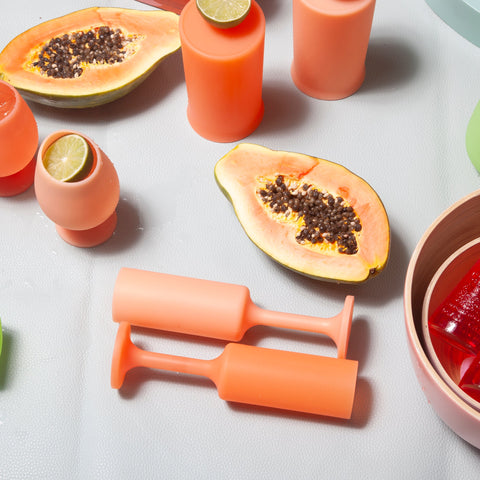 melone | seff | silicone unbreakable champagne flute - porter green | style + sustainability