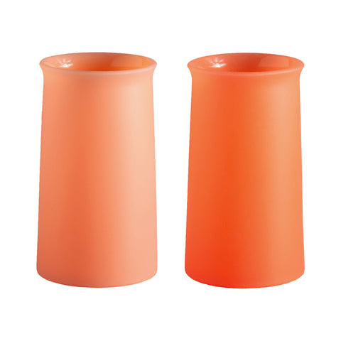 melone | stegg | silicone unbreakable highball glasses - porter green | style + sustainability