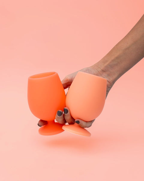 melone | stemm | silicone unbreakable wine glasses - porter green | style + sustainability