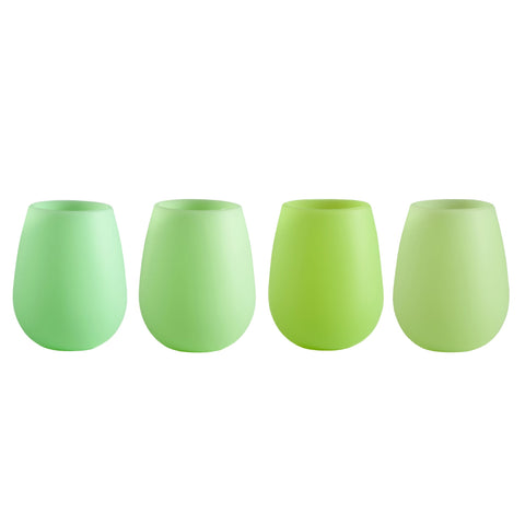 menthe | fegg | silicone unbreakable glasses - porter green | style + sustainability