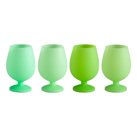 menthe | stemm | silicone unbreakable wine glasses - porter green | style + sustainability