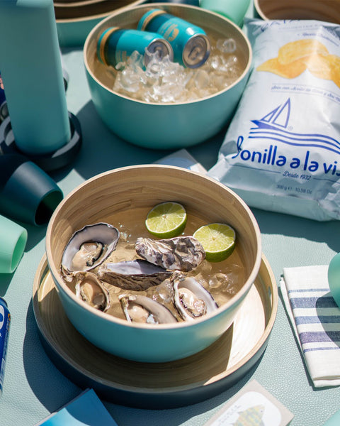 mist + ink | bebb | biodegradable bamboo bowls - porter green | style + sustainability