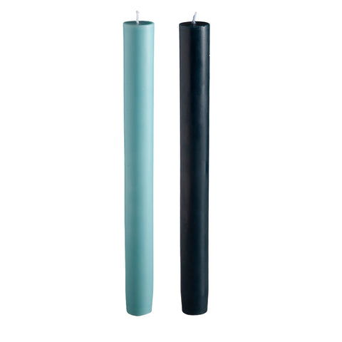 mist + ink | escc dinner candle | soy - blend unscented candles - porter green | style + sustainability