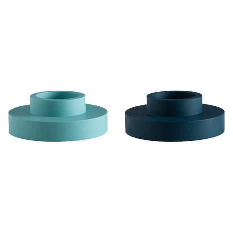 Mist + Ink | Flipp Lrg | Silicone Unbreakable Candle Holder Set - porter green | style + sustainability