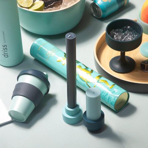 Mist + Ink | Flipp Sml | Silicone Unbreakable Candle Holder Set - porter green | style + sustainability